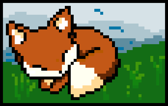 [71fafd] Pixel Art Fox