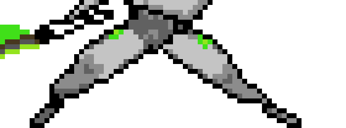 Genji Pixel Art