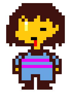 [bcb7cc] TA Undertale Frisk Hurt 1