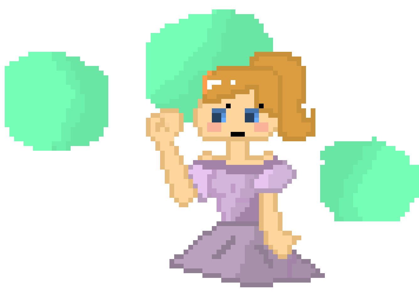 [9664c4] Pixel girl