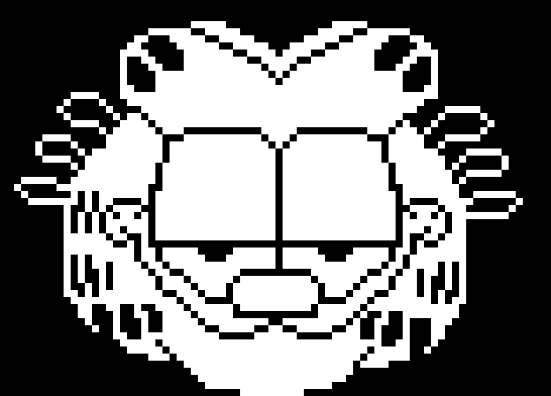 [88c0e4] Garfield the cat in sans mode 