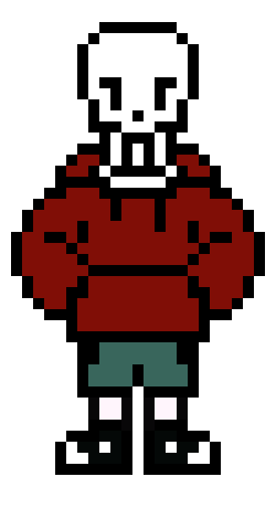 [c15b7b] Underswap Papyrus Overworld Sprite [King Squid Edit]