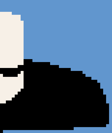 [236914] big problem this dude is white on black so this outline is NOT boutta work