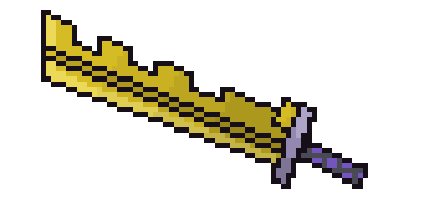 lowk chat. should i make the handle the same color as the sword or make it different.