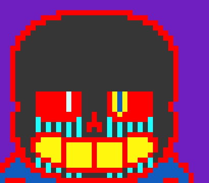wel o gotta run the multiverse police is coming for me - weak ERROR!sans