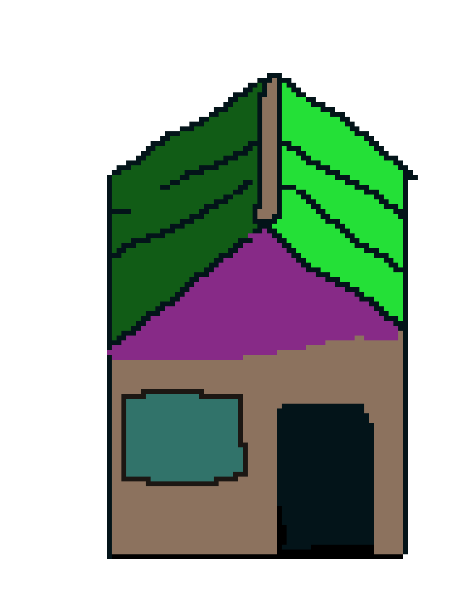 [6b5e66] house