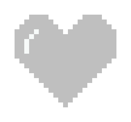 [209d2a] Pastel Gray Heart