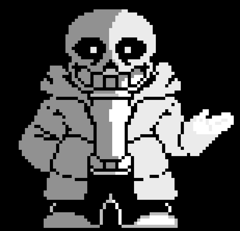 This is my sans sprite. (also this sprite reminds me of bullet hell sans) -bryson