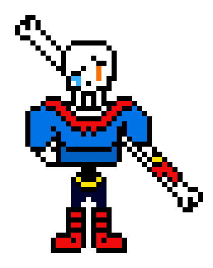 [0ab601] IJ!UnderTale:Disbelief Papyrus Overworld Sprite