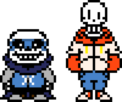 TS Underswap Sans And Papyrus