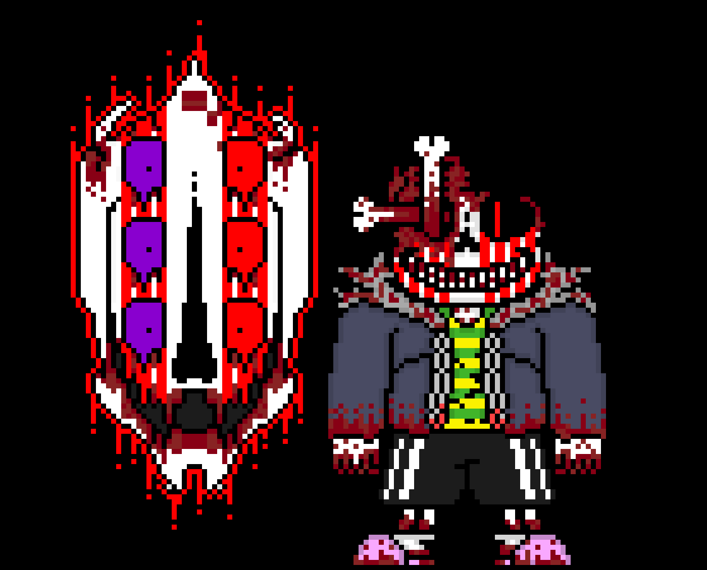 [e8cb42] Terrorize: i have been tortured for too long *laughs like a maniac* to the point of being numb to pain *summons a Maniacal Blaster* i shall feel JOY *blasts Sorrow but suddenly stops*AAHH whats happenng to me, why did i do that, oh right my insane side sorry about that pal