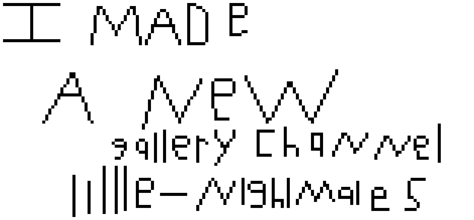 [e80761] I MADE A NEW GALLERY CHANNEL