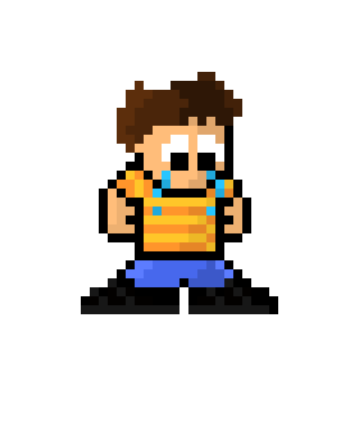 [9664c4] crying boy pixel