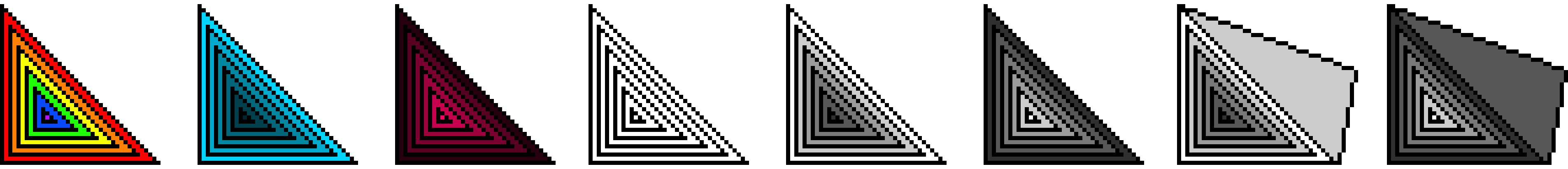 [7c504d] Triangle Sprite Experiments