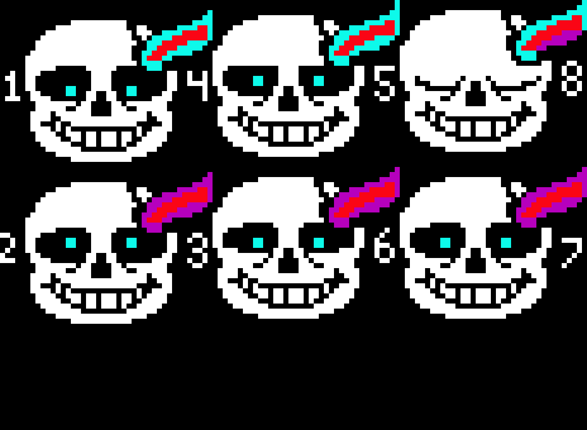 [9664c4] flame !Sans's Expresions
