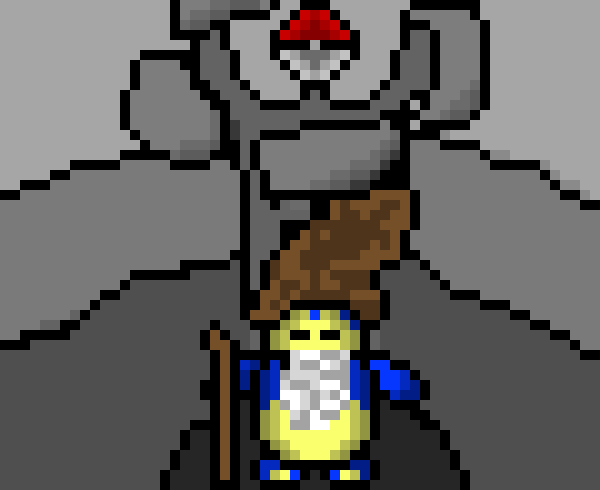 [9664c4] snorlax gandalf cell shaded