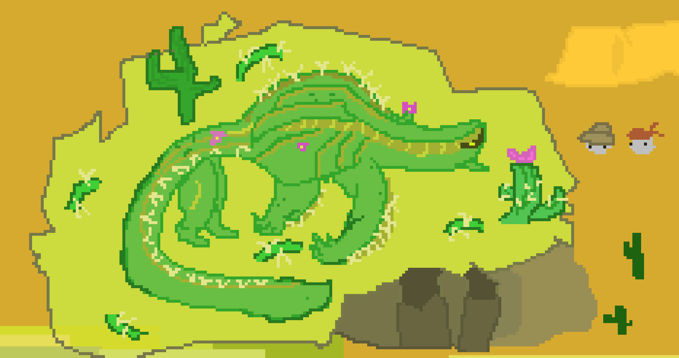 [b80f0e] cactus lizar