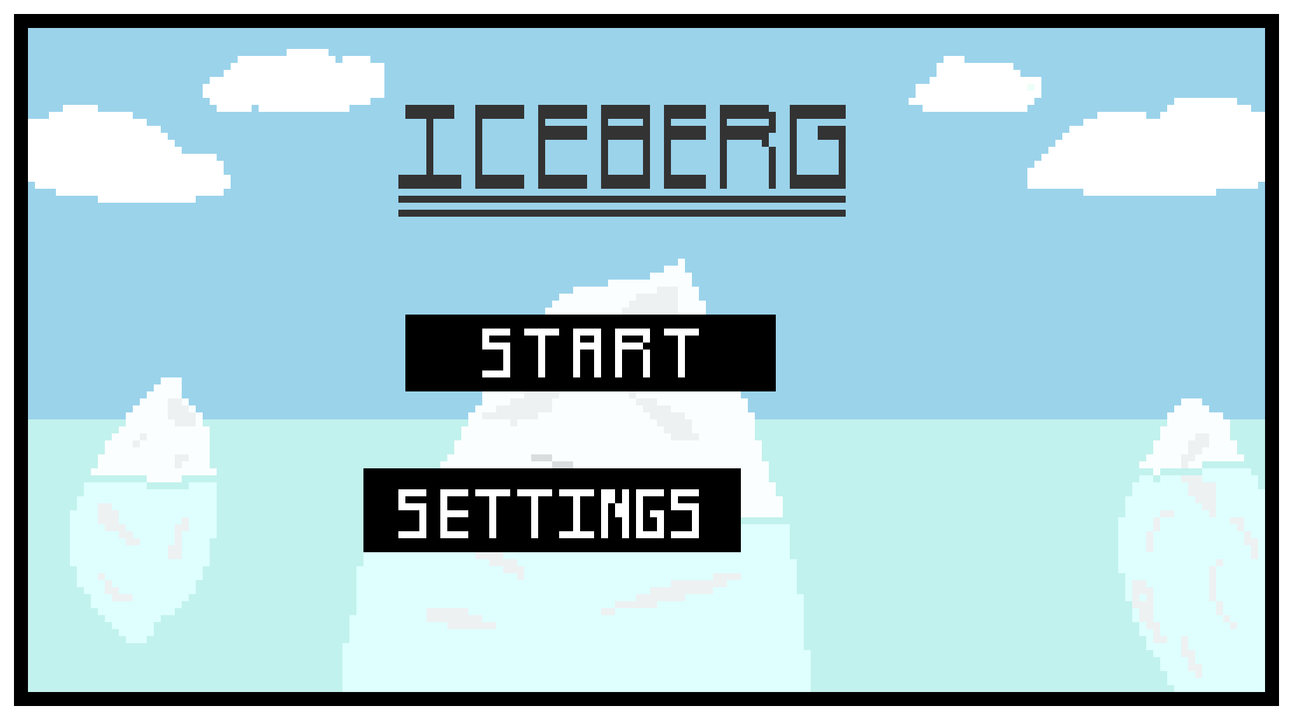 Title screen w/ options