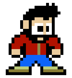 megaman Joe Beard red