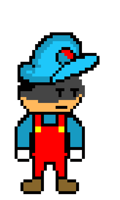 can someone make a yellow cape on the back of Smario like in super mario world? - Smario