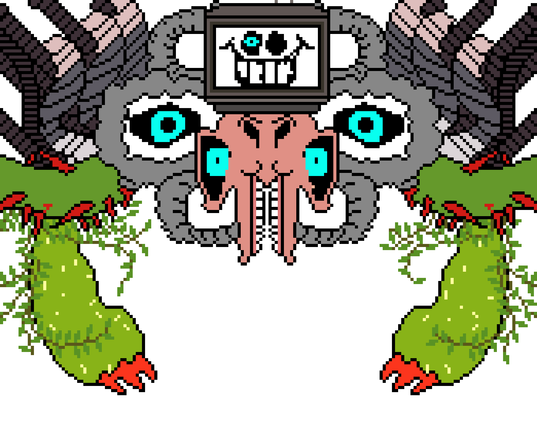 Omega Flowey But Hes Sans Underman