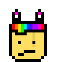 [401102] *walks to grims house and tries to go near it but gets threw back by the forcefeild*MEEP!!!.....meep?-tinyest rainbow.
