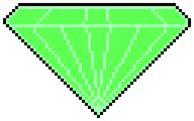 [10d905] green diamond