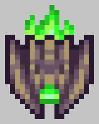 [990543] *It glows a soft green, as if Satisfied by all the touching.*