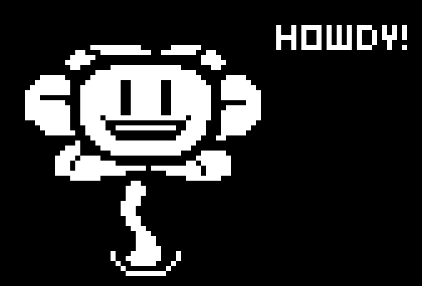 [9664c4] Flowey the Flower by goomissgoo
