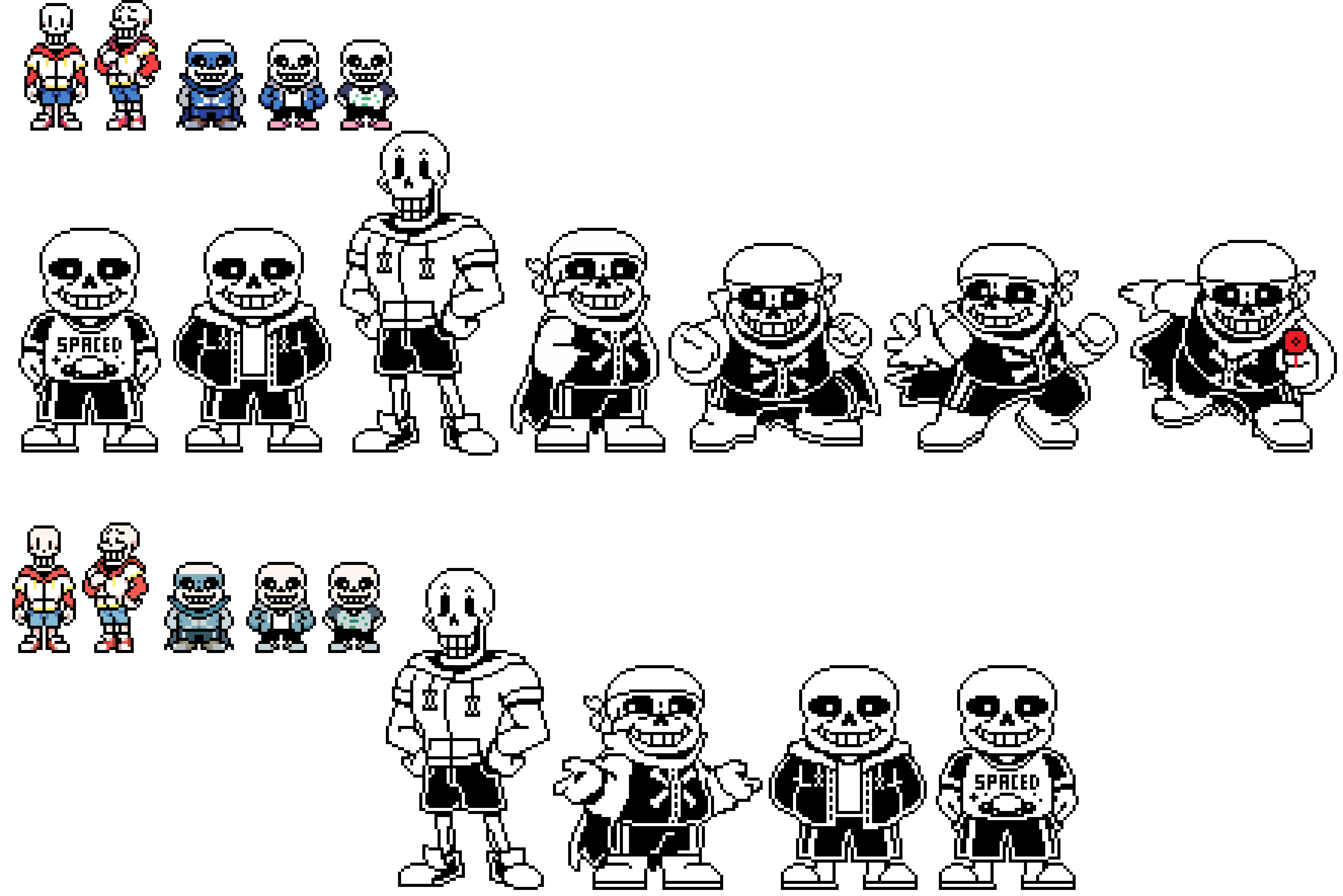 [b5efb1] TS!Underswap Sans and Papyrus NEW Official Sprites