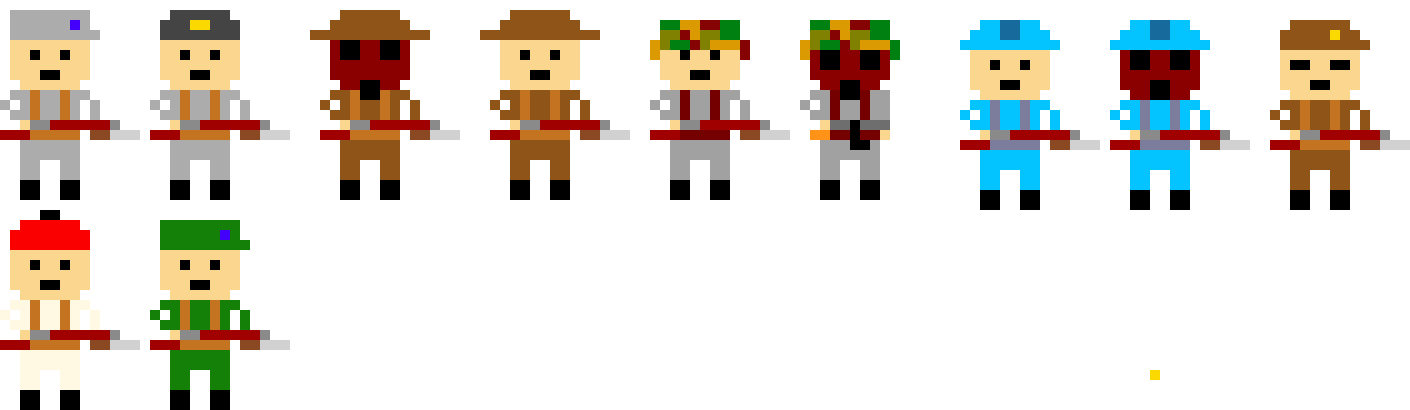 [0892d8] A set of ww1 themed soldiers