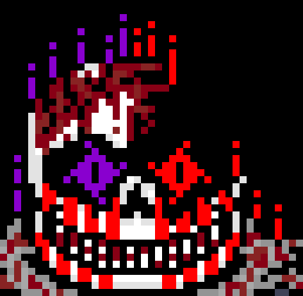 [e8cb42] he got shot up to space soo hard that 1 Fourth of his head got eviscerated 