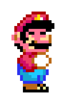 [9664c4] 16-Bit Mario closing eyes