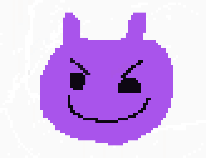 Evil Purple Emoji