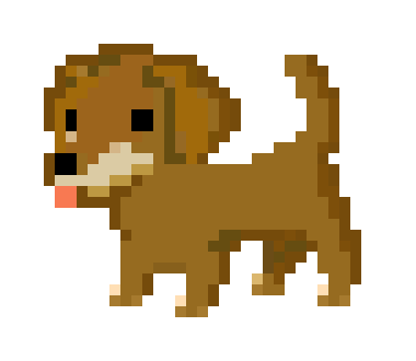 Pixel dog 