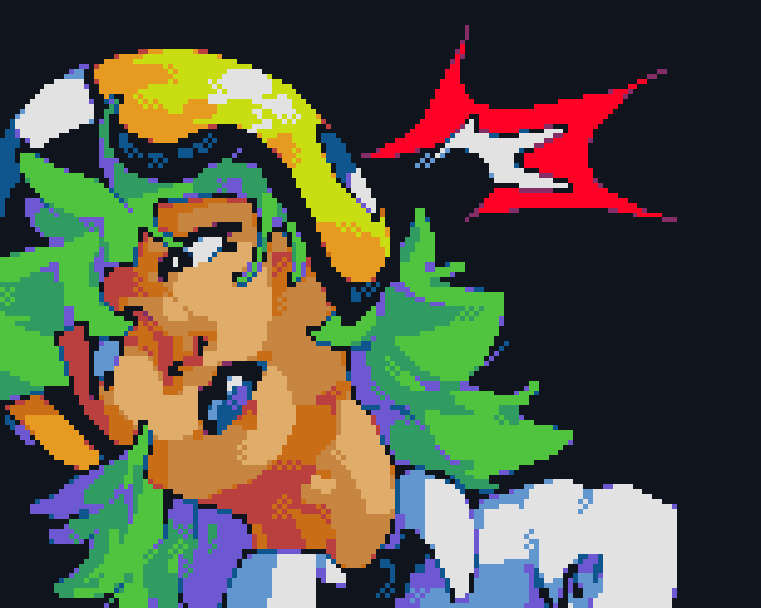 [8426a8] i think js drawing a hat a bit locked me in the mindset of oh this pose cant be a top down view