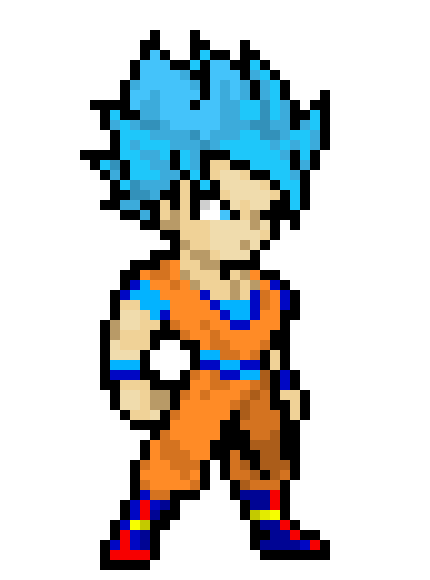 [9664c4] goku blue