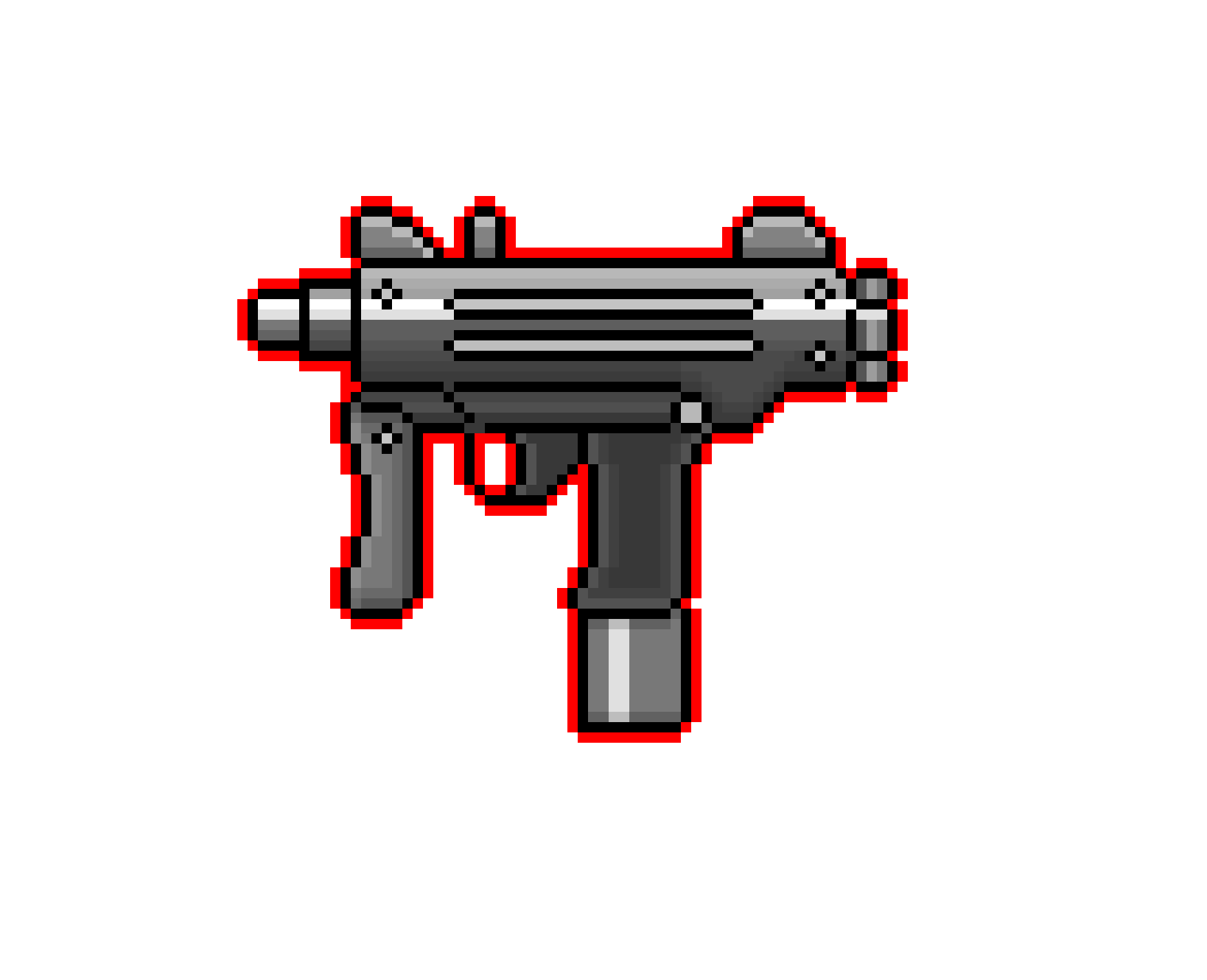 [9664c4] Basic Uzi Colored 2