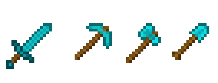 [9664c4] Minecraft Diamond Tools