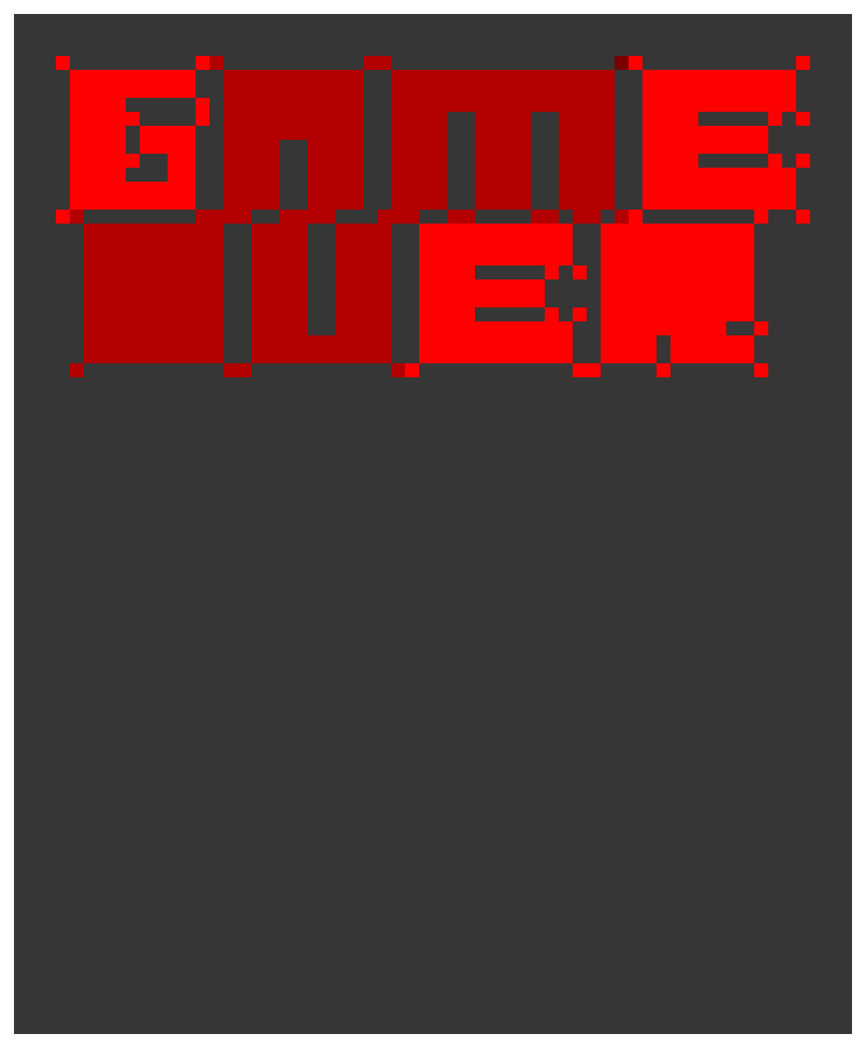[9664c4] GAME OVER