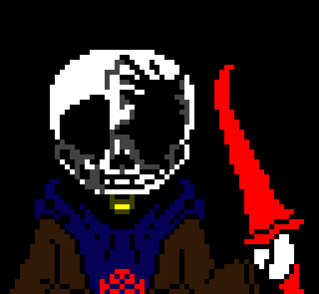 [c7b058] *very small blasters come from behind to attack as he throws more swords*