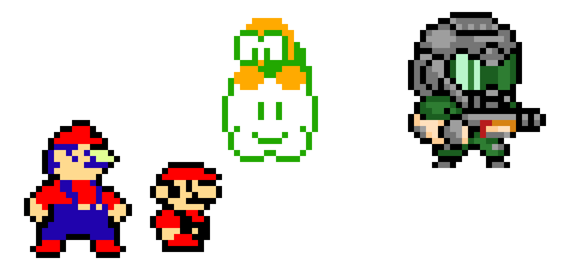 [d48b65] Retro Game Characters