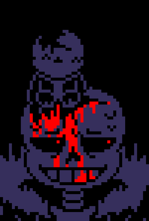 [7ce906] *(They both teleport smiley away.) -HorrorTale Sans