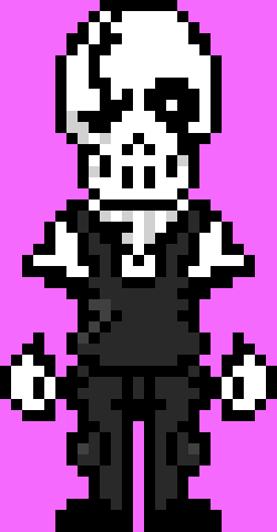 [95be89] Gaster - Walking sprite: Forward | -Terrie
