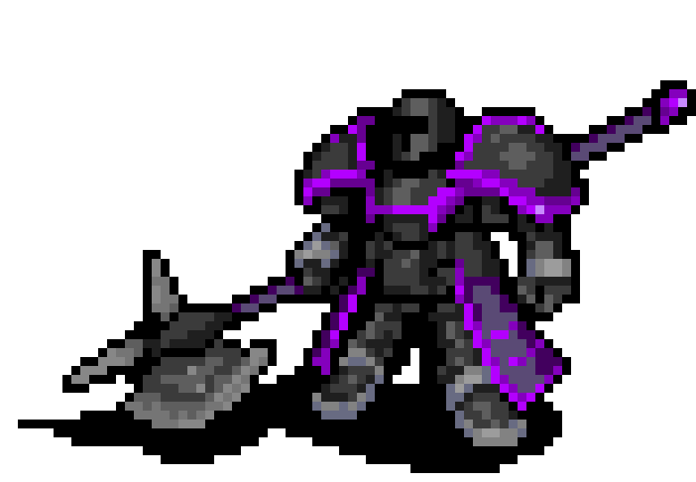 [d0afe1] Black halberd