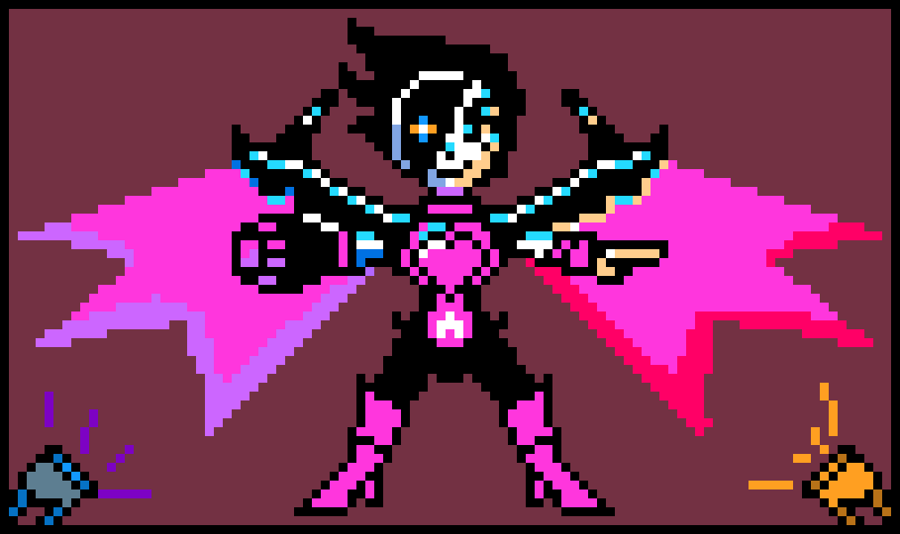 Undertale Mettaton NEO In-game sprite