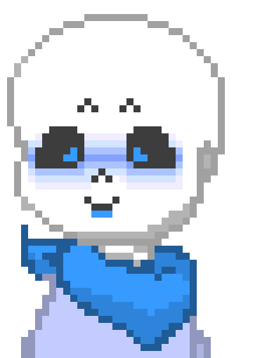 [b864cc] Blue randoly pulled out a popsicle and decided to eat it- s i r