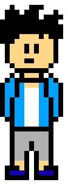 [8d9029] *he is now in front of chris.* u-um... hello...? (xavier was one shy boi when he was 6.)