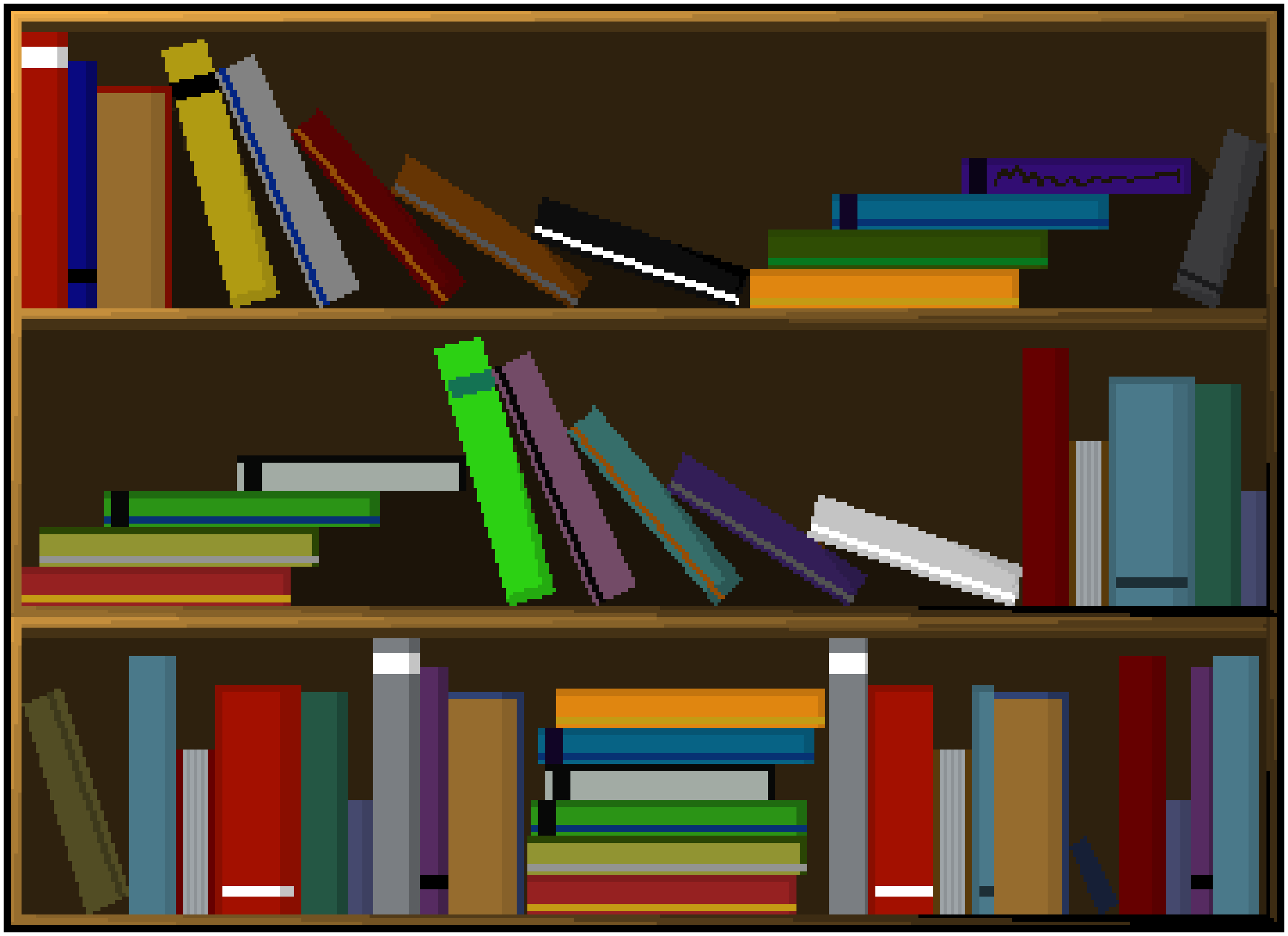[b123a6] bookshelf