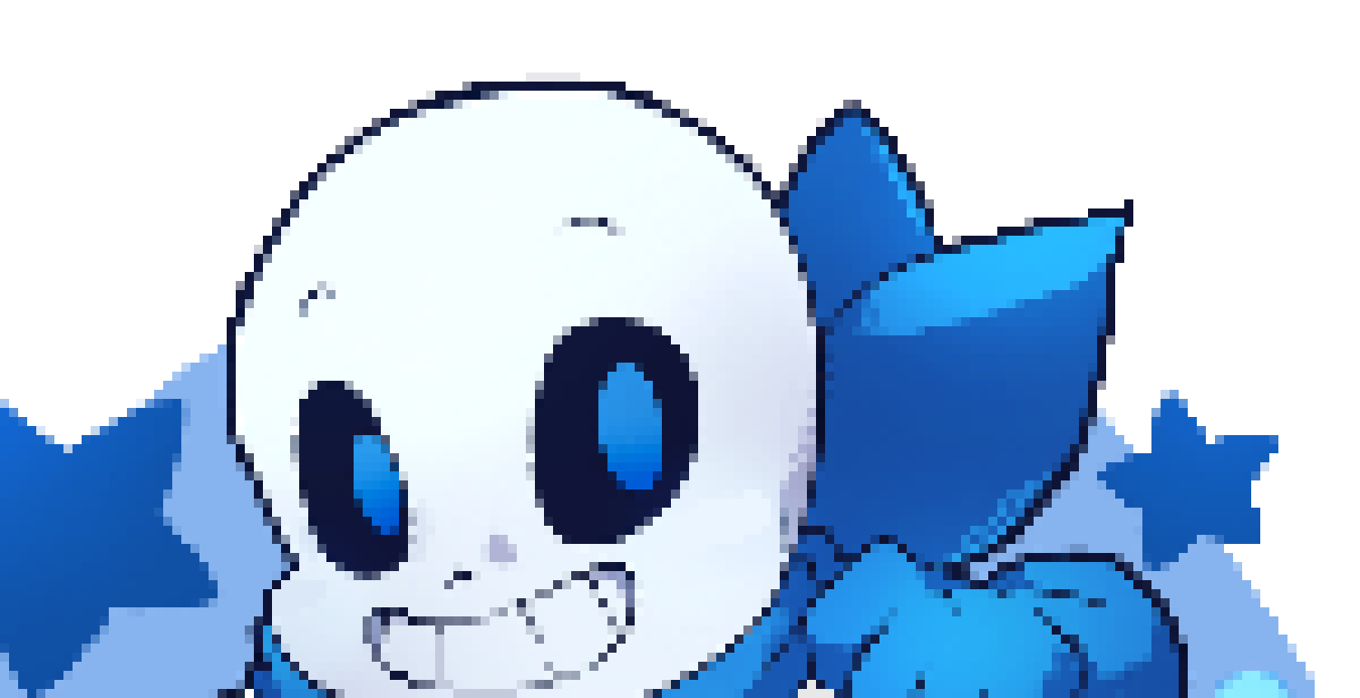 save (gtg) - blue the skeleton.